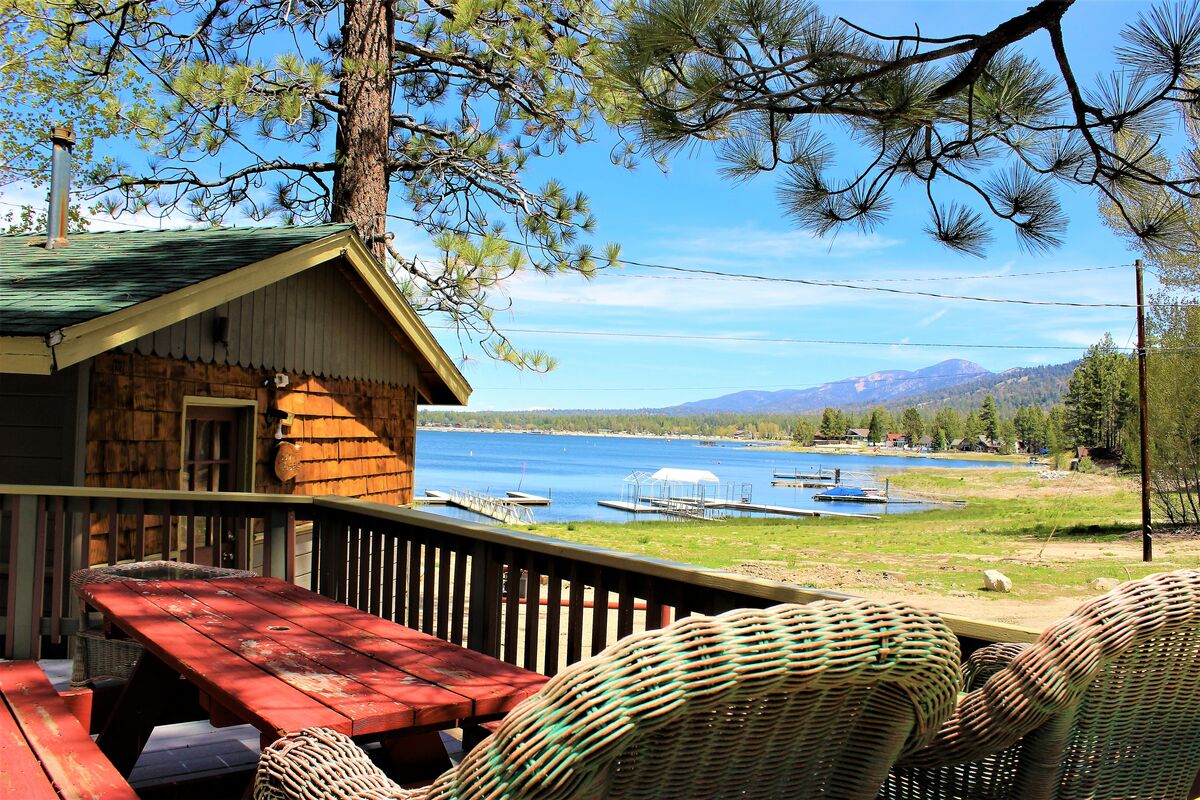 Walk to the lake and more from our Big Bear marina rentals