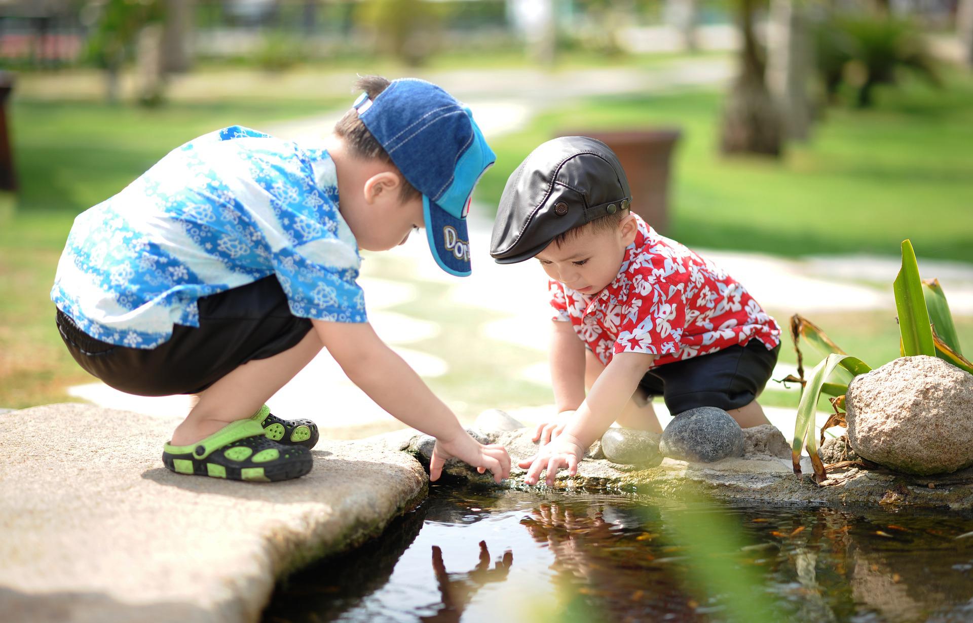 Kids enjoying the outdoors.