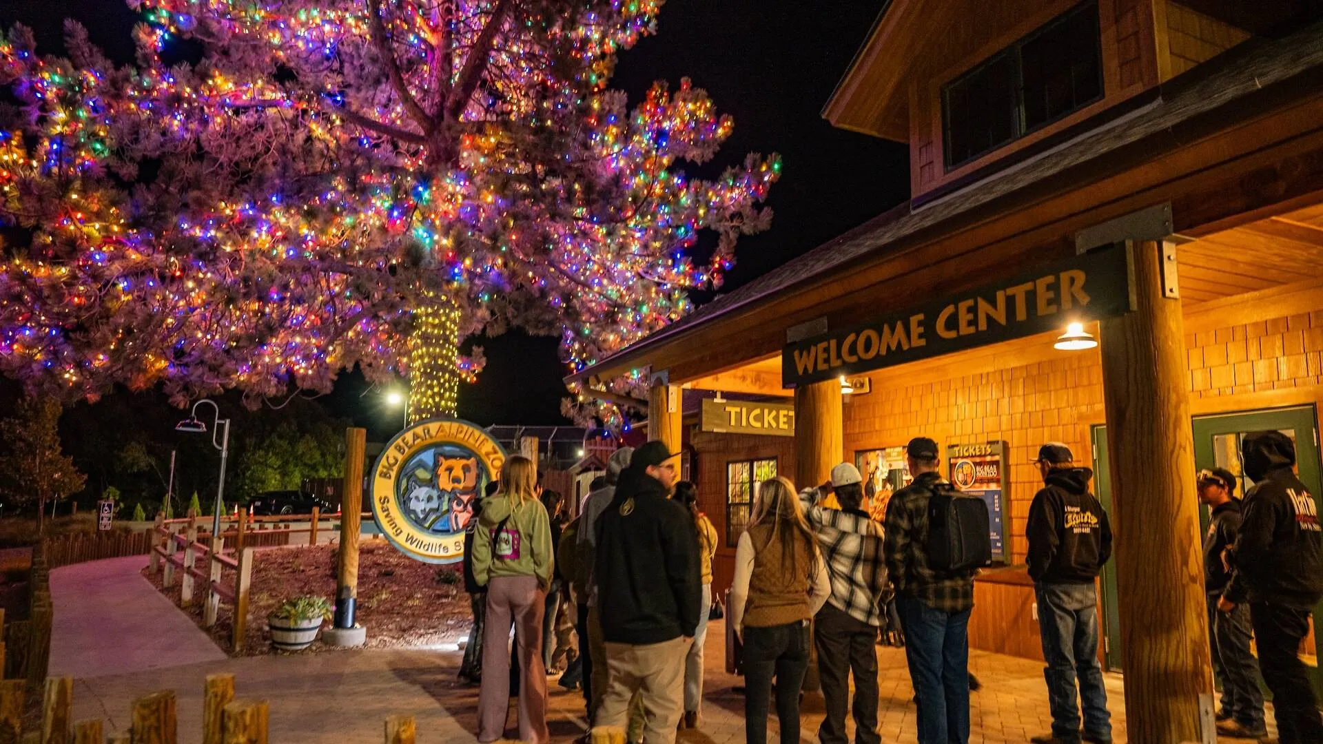 Wild Lights at the Big Bear Alpine Zoo