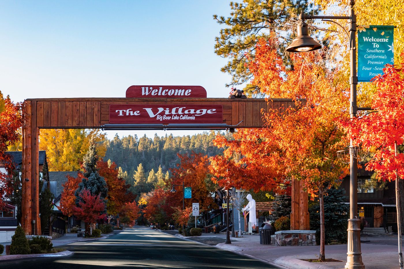 Welcome to The Village in fall